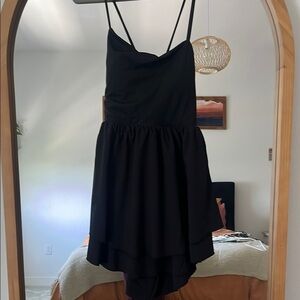 HALARA Black Mini Dress